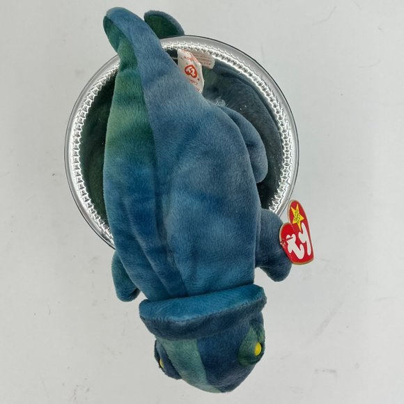 HTF RARE Ty Beanie Baby Rainbow Chameleon MINT 1997 w/ PE pellets & tag error - Picture 5 of 12